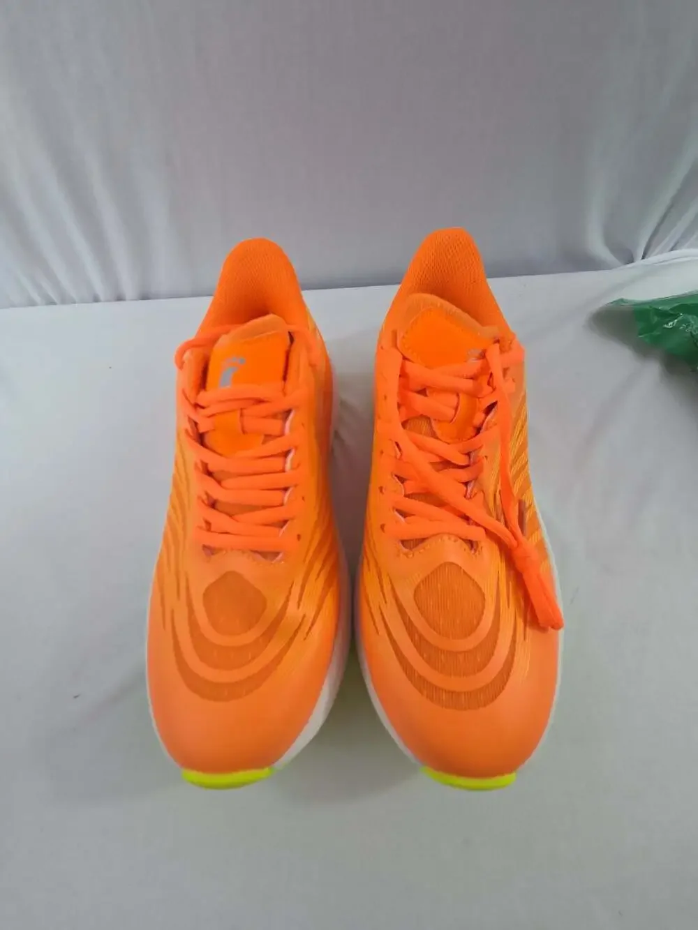 OrthoComfoot Women's Orthopedic Lightweight Road Running Sneakers in Neon Orange